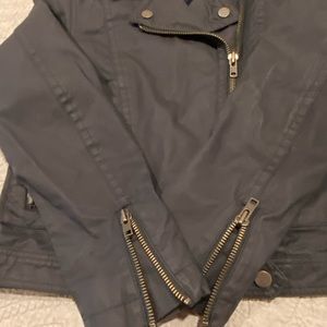 Boden dark navy moto jacket